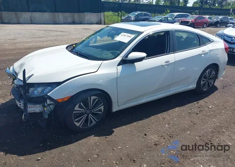 2018 Honda Civic Ex-T from USA, damaged, VIN JHMFC1F34JX024754